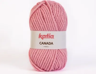 Produktbild von CANADA von Katia - ROSA CHICLE (35) - 100 g / ca. 75 m Wolle