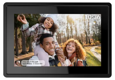 Immagine prodotto di Inter Sales PFF-725B 7'' digitaler Bilderrahmen schwarz - Digitaler Foto-Rahmen (119101010160)