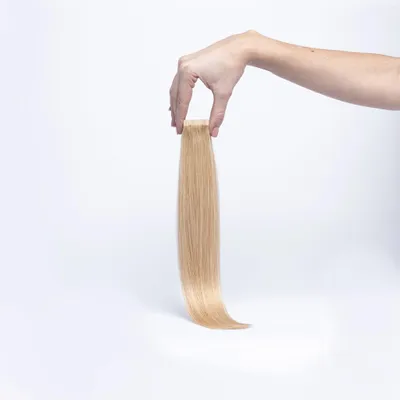 Produktbild von chaarmant Tape In Extensions Classic Echthaar 40 cm 50 g – Haarverlängerung #24 Goldblond