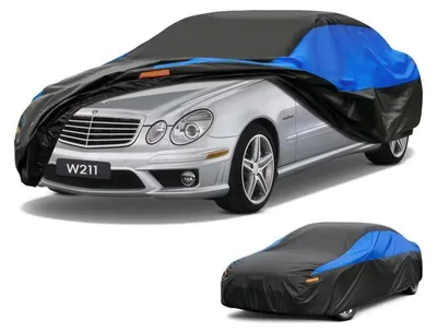 Produktbild von Autoabdeckung Wasserdicht Atmungsaktiv für E W211(2002-2009) Schwarz Blau