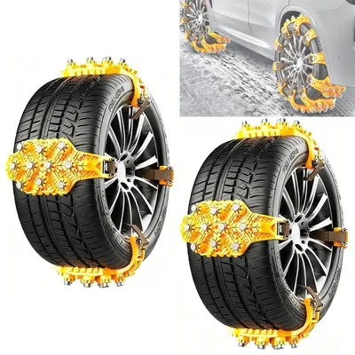 Produktbild von Universelle Schneeketten für Reifen mit einer Breite von 165 bis 265 mm, Set mit 8 Stück