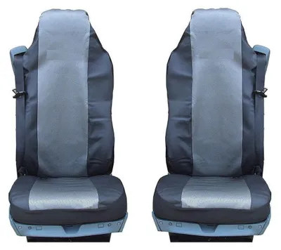 Obrázek produktu pro Potah sedadla/čalounění sedadla z látky a kůže pro modely MAN GA, TGL, TGX, TGS, šedé
