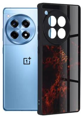 Produktbild von Techsuit – Glaze Series Hülle für OnePlus 12R – roter Nebel