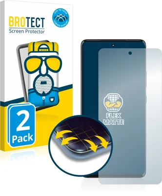 Produktbild von 2x BROTECT Fullscreen Schutzfolie für Motorola Edge 30 Fusion Displayschutz Folie Fullcover Matt Entspiegelungsfolie