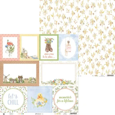 Image de P13 30,5x30,5cm double face Scrapbooking Paper Design 240g, Hello Summer 05