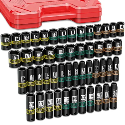 Produktbild von 50-teiliges Set Schlagschrauber Nüsse für Autoreparaturen