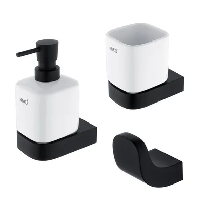 Immagine prodotto di Set da bagno Nimco Nikau nero NKC set-31K-T-90