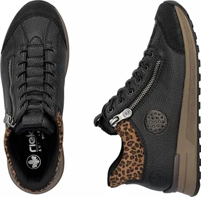 Zdjęcie produktu dla Rieker sportowe sznurowane buty czarny