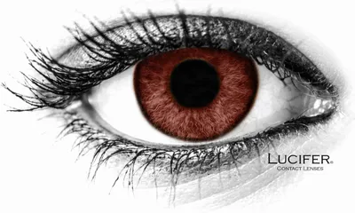 Image de Lucifer® Cloud R Choco lentilles de contact non dioptriques colorées