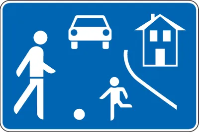 Produktbild von Dreifke® Beg. eines verkehrsberuhigten Bereichs, Nr.352.1, Aluminium RA1, reflektierend, 630x420mm