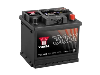 Produktbild von YUASA YBX3000 Starterbatterie 12V 52Ah 450A/EN L1 für Auto LKW Batterie