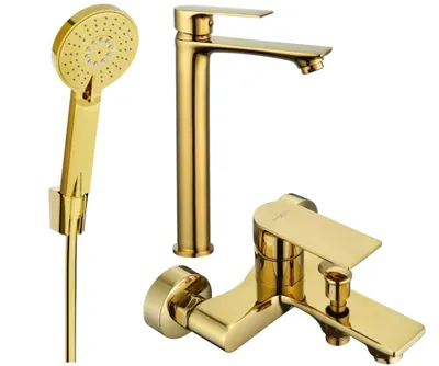 Zdjęcie produktu dla Mexen Royo R40 zestaw wannowy, złoty - 72213R40-50