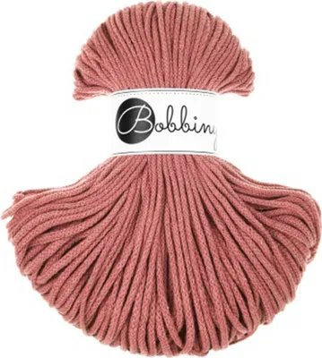 Zdjęcie produktu dla Sznurek pleciony bawełniany Bobbiny Junior / Peony / Piwonia / 3mm / 100m
