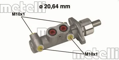 Produktbild von METELLI 05-0289 Bremszylinder Hauptbremszylinder für FIAT PUNTO (188)