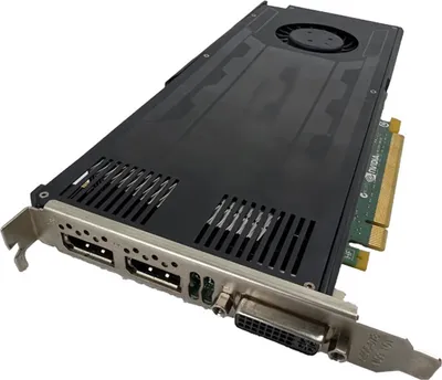 Produktbild von K4200 4 GB GDDR5-Grafikkarte, professionelle Grafikkarte fuer Zeichenmodellierung, Rendering und Videobearbeitung mit DP- und DVI-Schnittstelle, Schwarz