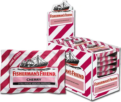 Produktbild von Fisherman's Friend Wild Cherry ohne Zucker 24 x 25 g