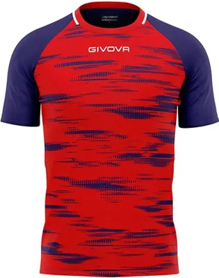 Produktbild von Sport-T-Shirt Givova Pixel Rot-Blau Rot