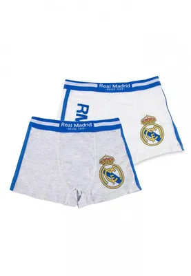 Produktbild von Real Madrid Boxer-Set für Jungen 2er Pack Fußball Fan 3/4 Jahre