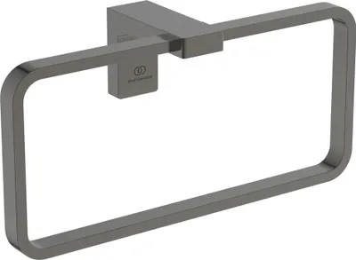 Produktbild von Ideal Standard Handtuchring Conca Cube 210x69mm T4502A5 Magnetic Grey