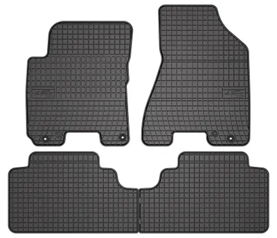 Zdjęcie produktu dla Dywaniki gumowe do Kia Sportage II 2004-2010 (SUV) – 4 szt., czarne, dopasowane – Wielganizator SolidPRO