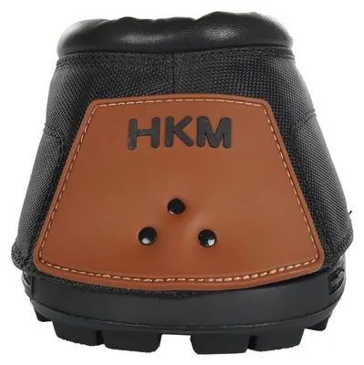 Hufglocken Schwarz Größe 5, stoßdämpfend, mit Klettverschluss