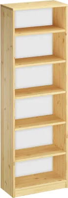 Produktbild von Regal Bücherregal Wandregal Standregal Holzregal Massivholz Kiefer Farbe wählbar V-90.82-41-18