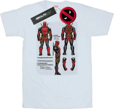 Produktbild von Marvel - T-Shirt für Herren BI49380 (XXL) (Weiß)