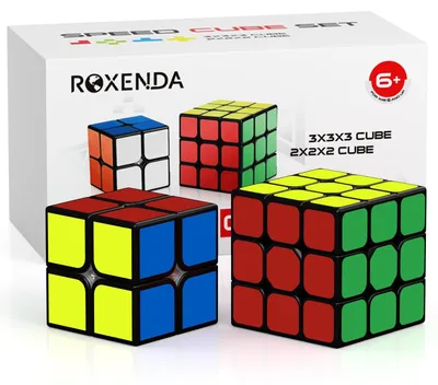 Produktbild von Speed Cube Set 2x2 und 3x3 mit Anleitung