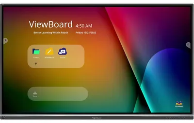 Immagine prodotto di ViewSonic ViewBoard 190 cm 190,50 cm (75") diagonale classe IFP50 display LCD con retroilluminazione LED segnaletica digitale interattiva touchscreen multi-touch / PC opzionale slot-in 4K UHD 2160p 3840 x 2160 direttamente illuminato LED (IFP7550-5)(IFP7550-5F)