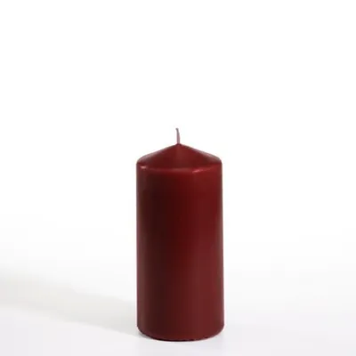 Zdjęcie produktu dla 10 Papstar świeca filarowa Ø 60 mm, 130 mm bordowy 13582