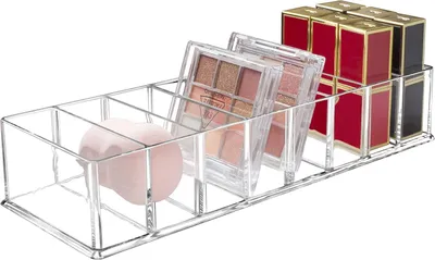 Produktbild von Kosmetik Organizer, 8 Fächer, Transparent Acryl, für Badezimmer und Kommode