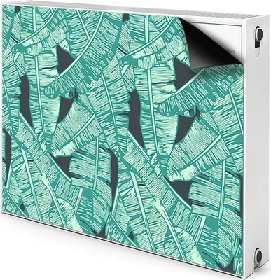 Produktbild von Magnet Heizkörper Heizkörper-Abdeckung Heizkörperabdeckung 110x60 cm  - Exotische Palme