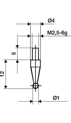 Produktbild von Käfer Messeinsatz Stahl . 18/ 3,0 mm