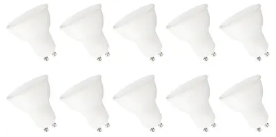 Produktbild von Spectrum GU10 LED Spot Lampe 7,5W 710lm 3000K Warmweiß 230V 10 Stück