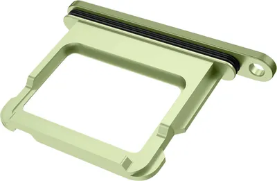 Immagine prodotto di Clappio, supporto per scheda Nano SIM di ricambio per iPhone 17, verde salvia