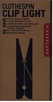 Produktbild von Kikkerland Clothespin Clip Light, Holz, Holz, 1 Stück(e)