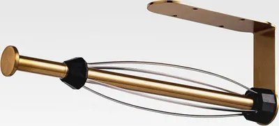 Produktbild von Küchenrollenhalter ohne Bohren Gold mit Dämpfungseffekt, Einhandbedienung Schrank Edelstahl Papierrollenhalter Wand Selbstklebend und Bohrbarer für Küche und Bad Paper Towel Holder