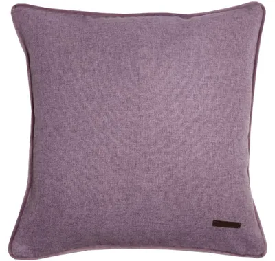 Produktbild von Esprit Kissenhülle Harp mit Samt-Kederumrandung lila 38x38cm