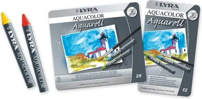 Zdjęcie produktu dla Lyra Aquacolor L5611240 Woski Patyki woskowe Mix 24 szt.