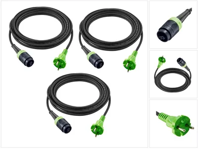 Productafbeelding van Festool plug it kabel H05 RN-F4/3 set van 3 ( 203935 ) nieuwe versie van ( 499851 )