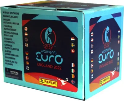 Immagine prodotto di Panini UEFA EURO Femminile 2022 - Figurine da collezione - 1 espositore (36 buste)