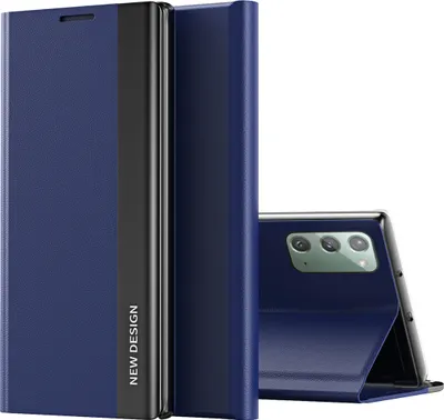 Immagine prodotto di Custodia Galaxy Note 20, Custodia magnetica in Finto cuoio con funzione stand per Samsung Galaxy Note 20 blu navy