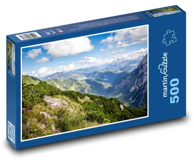 Obrázek produktu pro Puzzle 500 Letní krajina v Alpách - martinpuzzle
