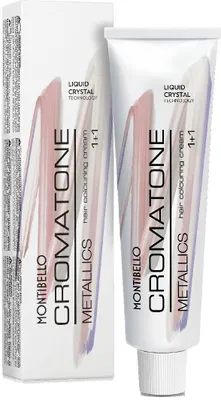 A product shot of a hair coloring cream tube and its box, presented side-by-side against a white background.