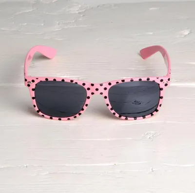 Produktbild von Freak Scene Sonnenbrille - L - Punkte rosa-schwarz