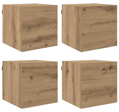 Immagine prodotto di vidaXL Mensola TV da parete in rovere Artisan 30,5 x 30 x 30 cm