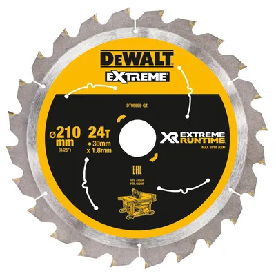 Immagine prodotto di Lama circolare DEWALT stazionaria 210/30 mm 24WZ/FZ DT99565-QZ