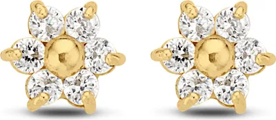Produktbild von Damen Ohrstecker echt Gold 585 (14 kt) mit Zirkonia