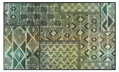 Produktbild von Floornovo Schmutzfangmatte Trend Design  - 120 cm x 75 cm - Wüstenornament - waschbare Fußmatte Innen und übderdachte Außenbereiche
