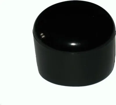 Produktbild von 5 Stück Kappe für Rundrohr D = 40  mm L = 23,5 mm --- Schwarz